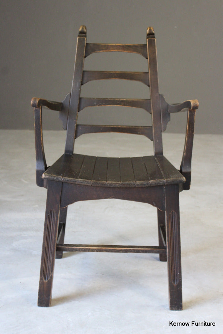 Single Ladderback Carver Chair - Kernow Furniture