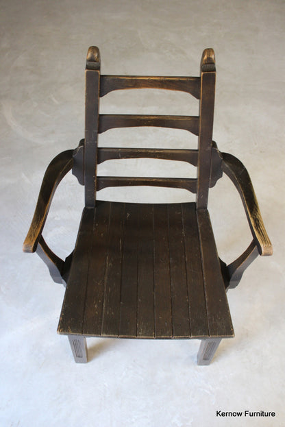 Single Ladderback Carver Chair - Kernow Furniture