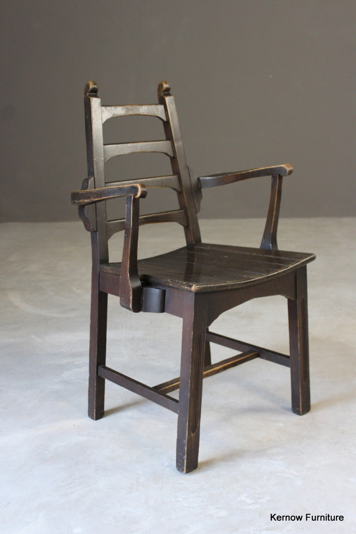 Single Ladderback Carver Chair - Kernow Furniture