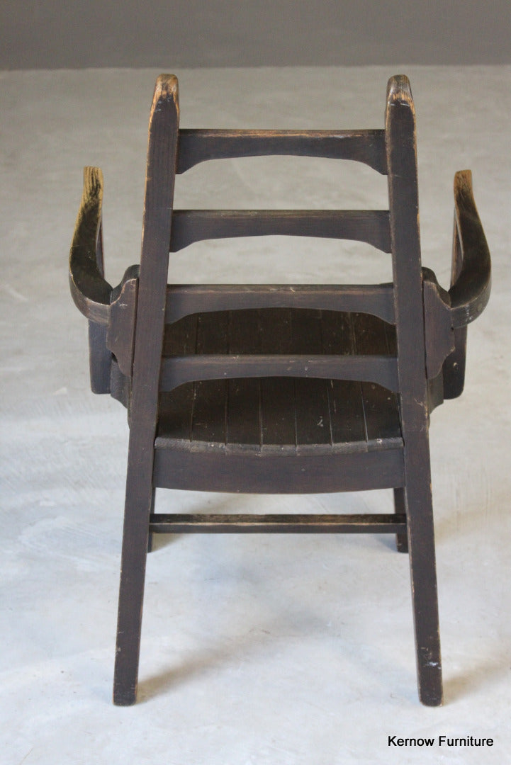 Single Ladderback Carver Chair - Kernow Furniture