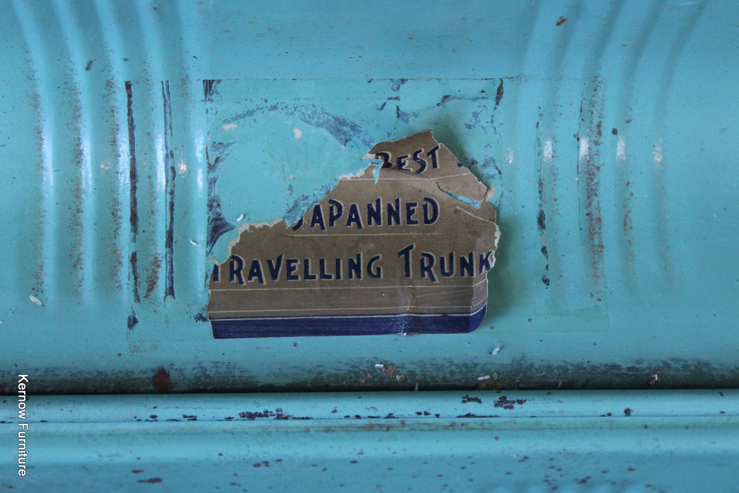 Vintage Tin Trunk - Kernow Furniture