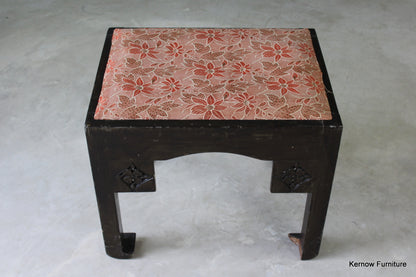 Eastern Style Small Stool - Kernow Furniture