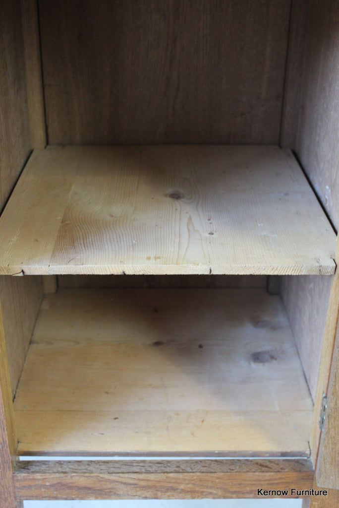 Vintage Oak Bedside Cabinet - Kernow Furniture