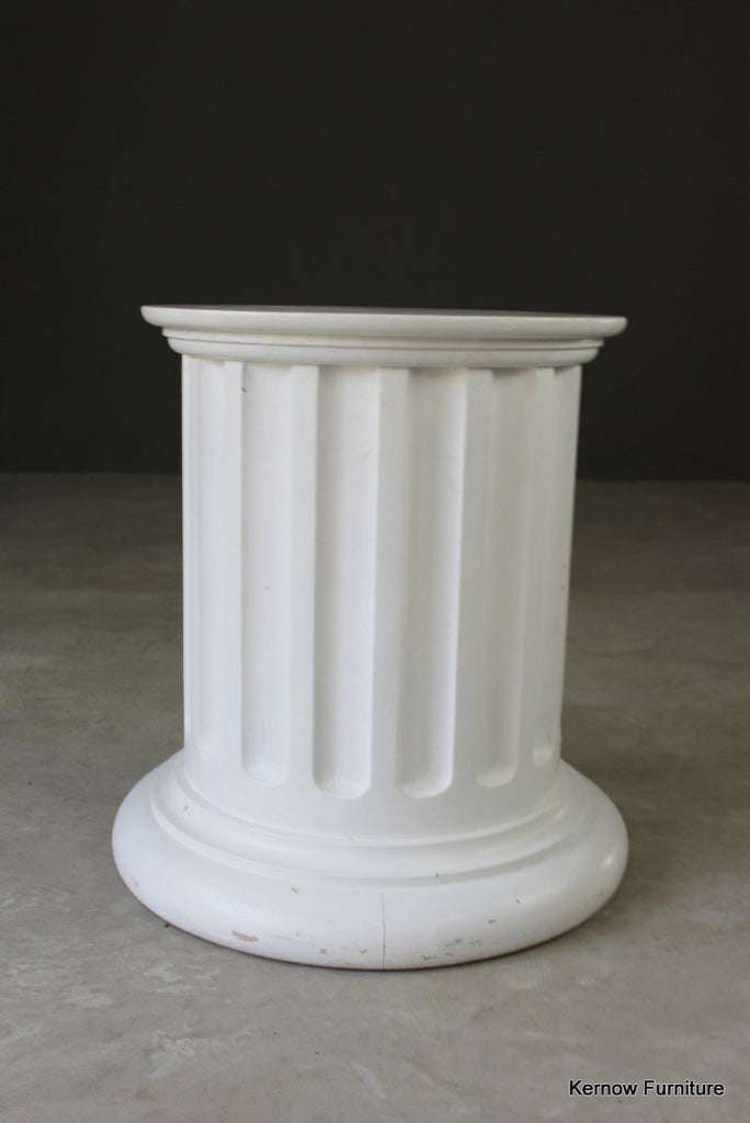 Large Round Painted Column - Kernow Furniture