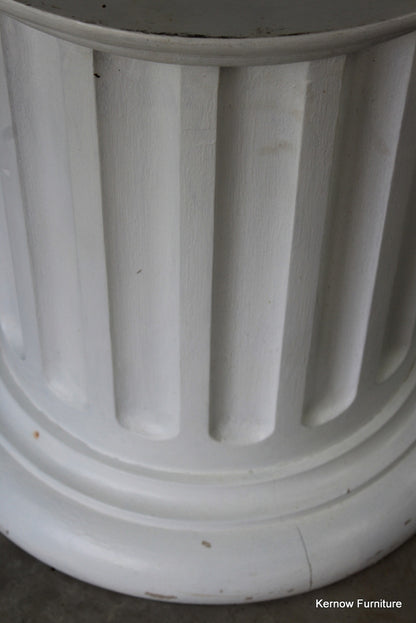 Large Round Painted Column - Kernow Furniture