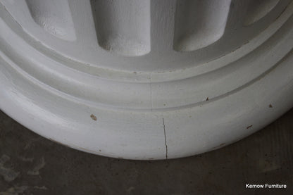 Large Round Painted Column - Kernow Furniture