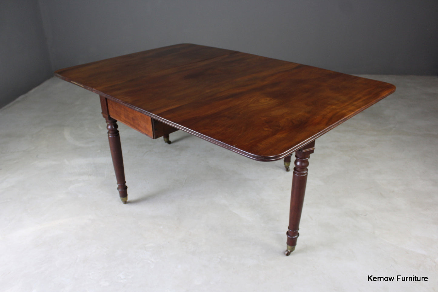 Antique Mahogany Drop Leaf Table - Kernow Furniture