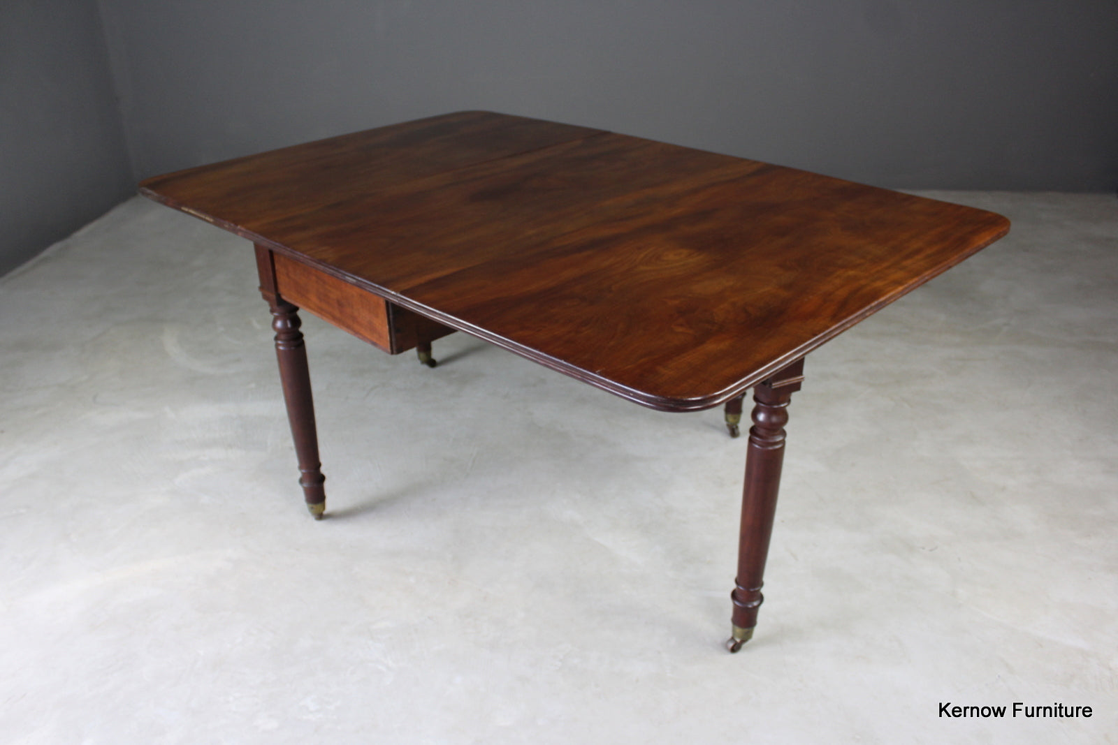 Antique Mahogany Drop Leaf Table - Kernow Furniture