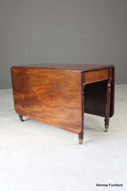 Antique Mahogany Drop Leaf Table - Kernow Furniture