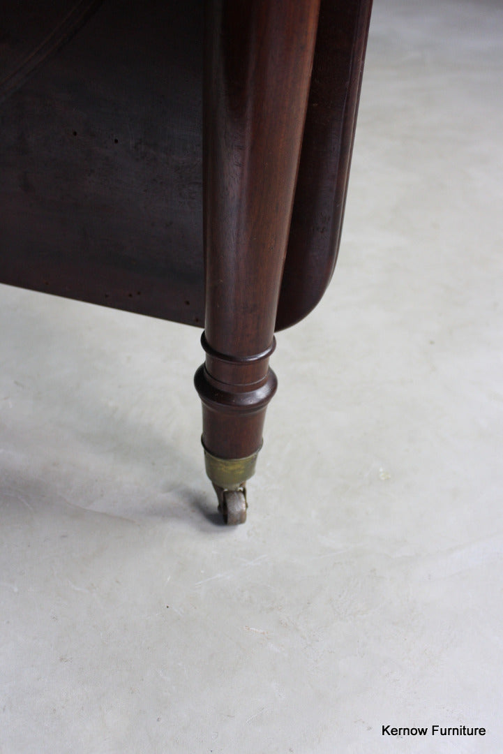 Antique Mahogany Drop Leaf Table - Kernow Furniture