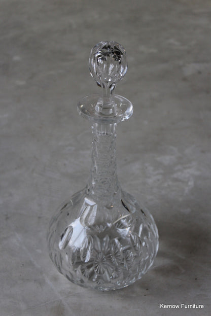 Antique Cut Glass Decanter - Kernow Furniture