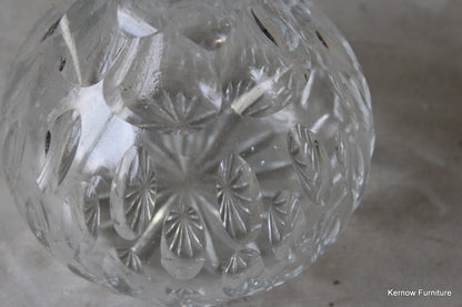 Antique Cut Glass Decanter - Kernow Furniture