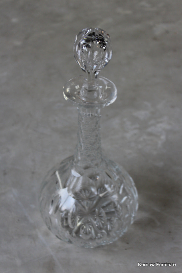 Antique Cut Glass Decanter - Kernow Furniture