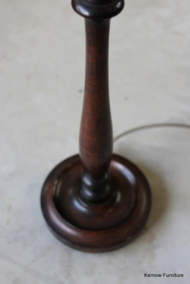 Turned Wooden Lamp - Kernow Furniture