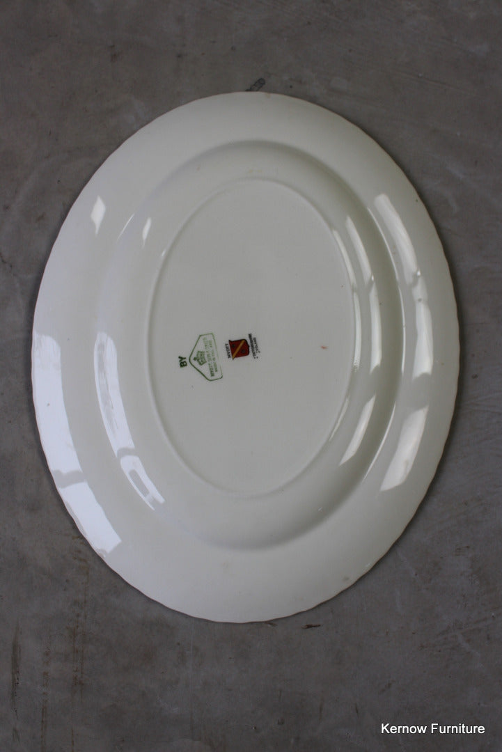 Myott & Son Oval Meat Plate - Kernow Furniture