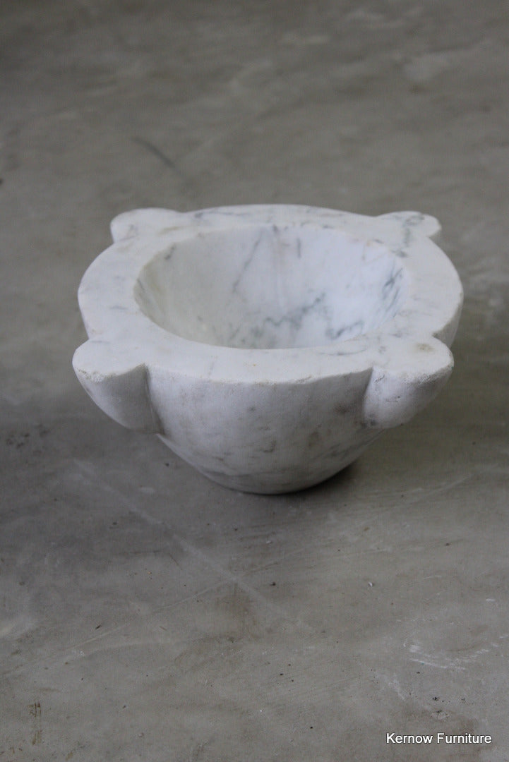 Antique Marble Mortar - Kernow Furniture