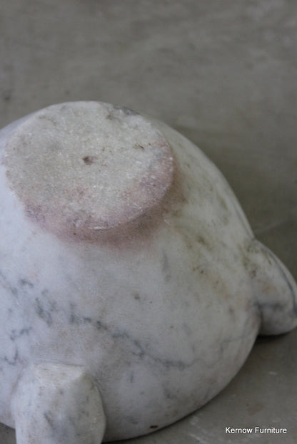 Antique Marble Mortar - Kernow Furniture