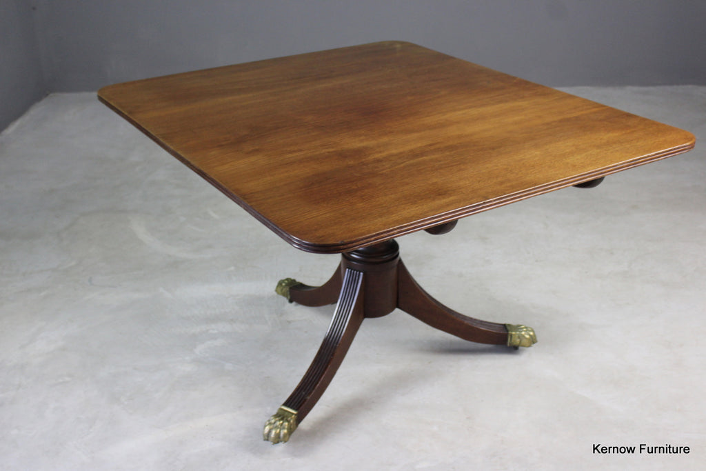 Antique Mahogany Tilt Top Breakfast Table - Kernow Furniture