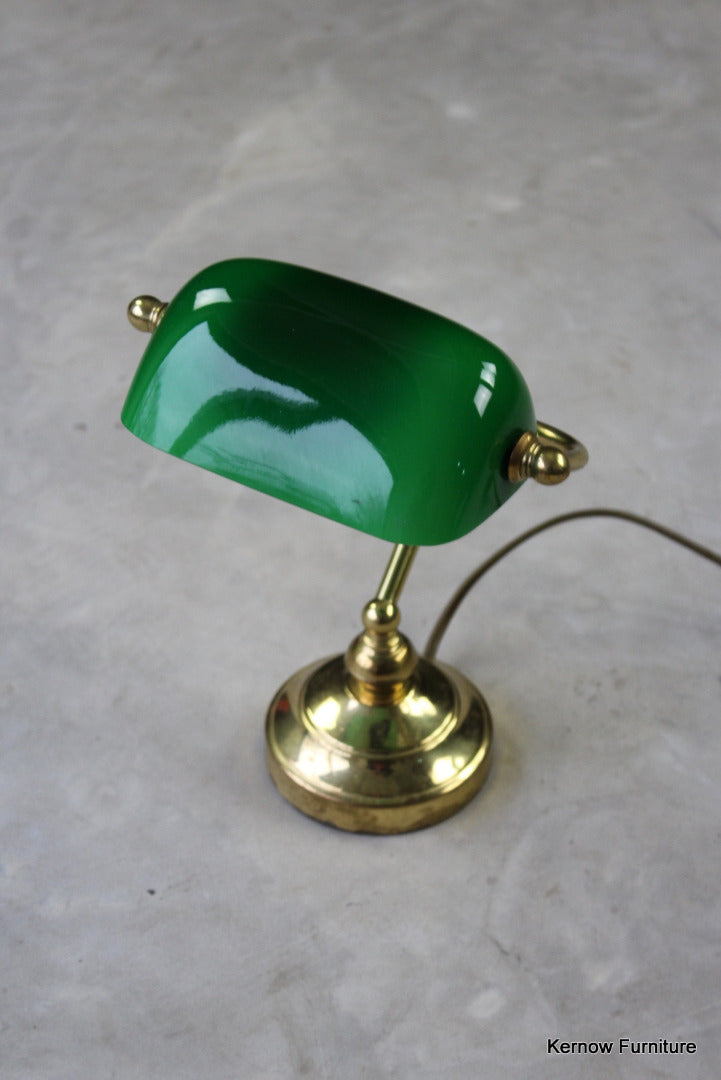 Modern Bankers Desk Lamp - Kernow Furniture