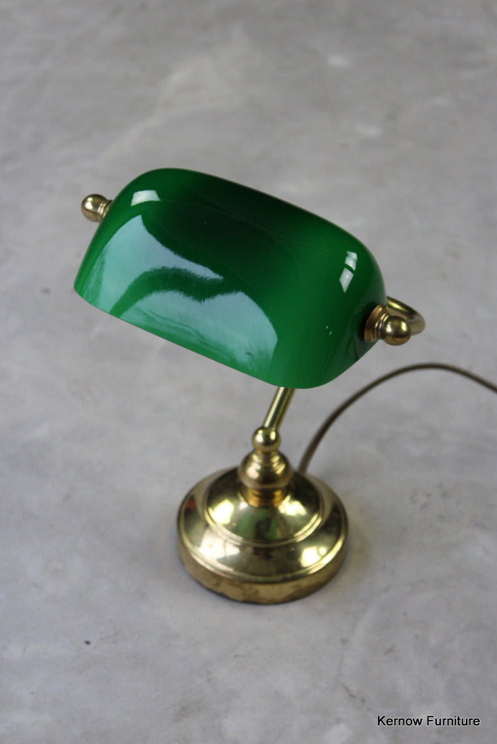 Modern Bankers Desk Lamp - Kernow Furniture