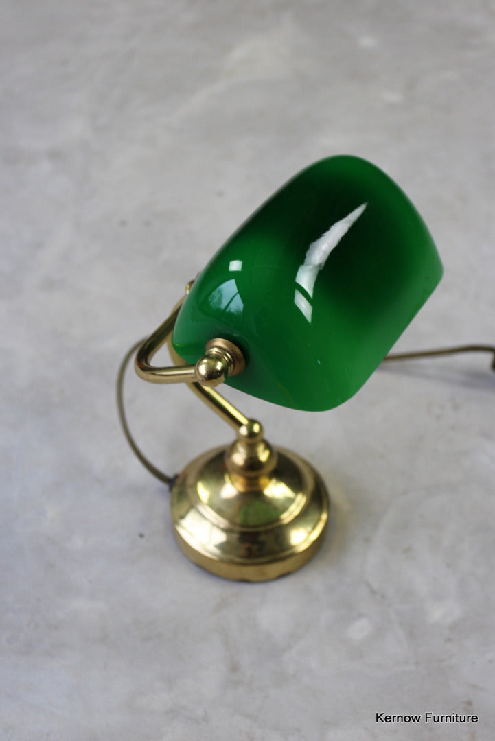 Modern Bankers Desk Lamp - Kernow Furniture