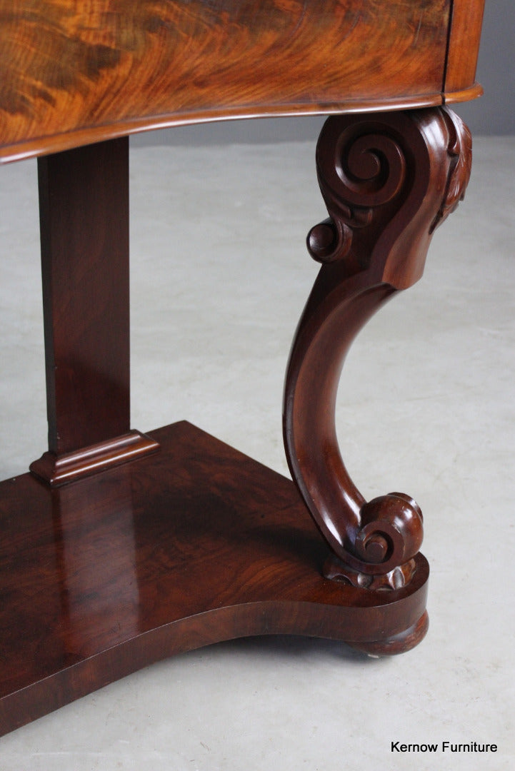 Antique Mahogany  & Slate Washstand - Kernow Furniture