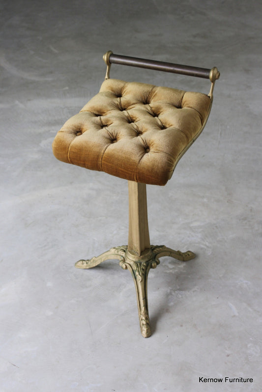 Antique Music Stool - Kernow Furniture