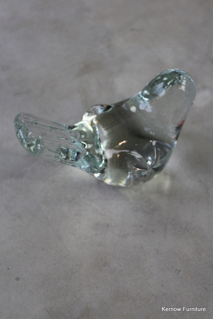 Glass Bird Paperweight - Kernow Furniture