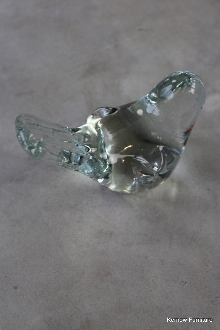 Glass Bird Paperweight - Kernow Furniture