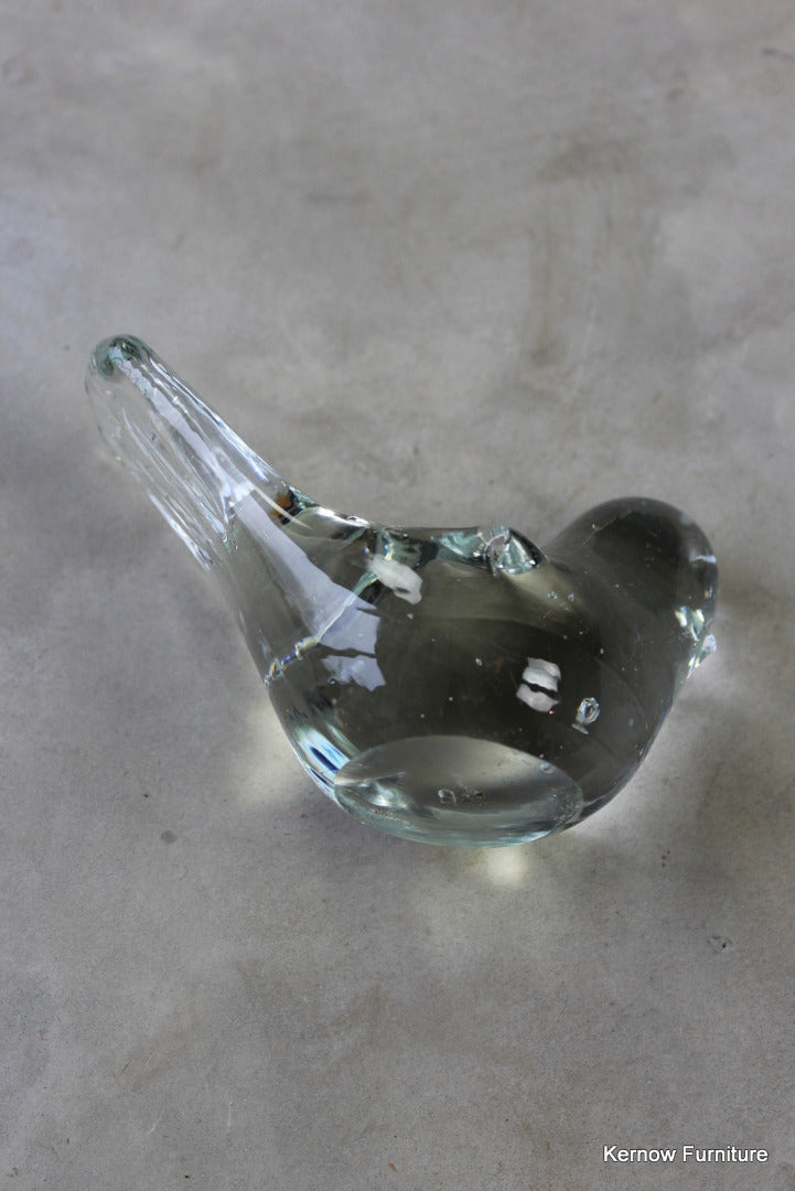 Glass Bird Paperweight - Kernow Furniture