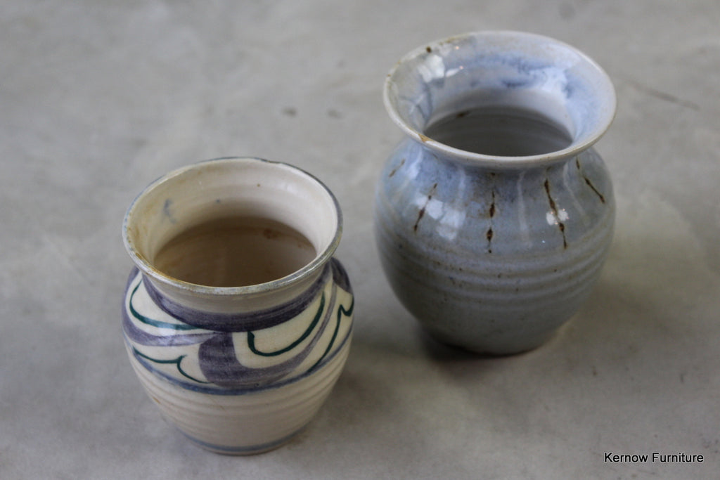 Pair Small Studio Pots - Kernow Furniture