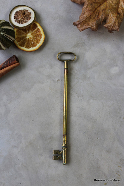 Large Brass Key - Kernow Furniture