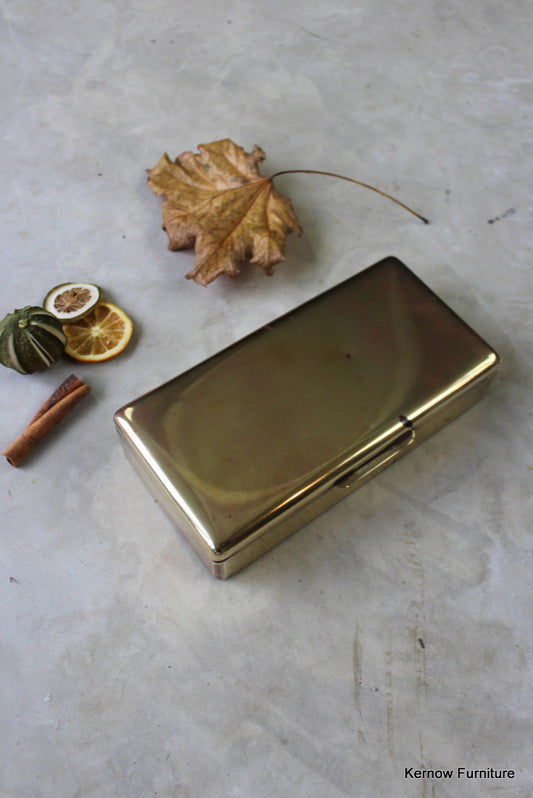 Brass Cigarette Box - Kernow Furniture