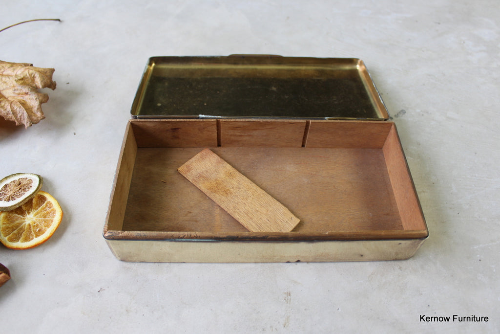 Brass Cigarette Box - Kernow Furniture