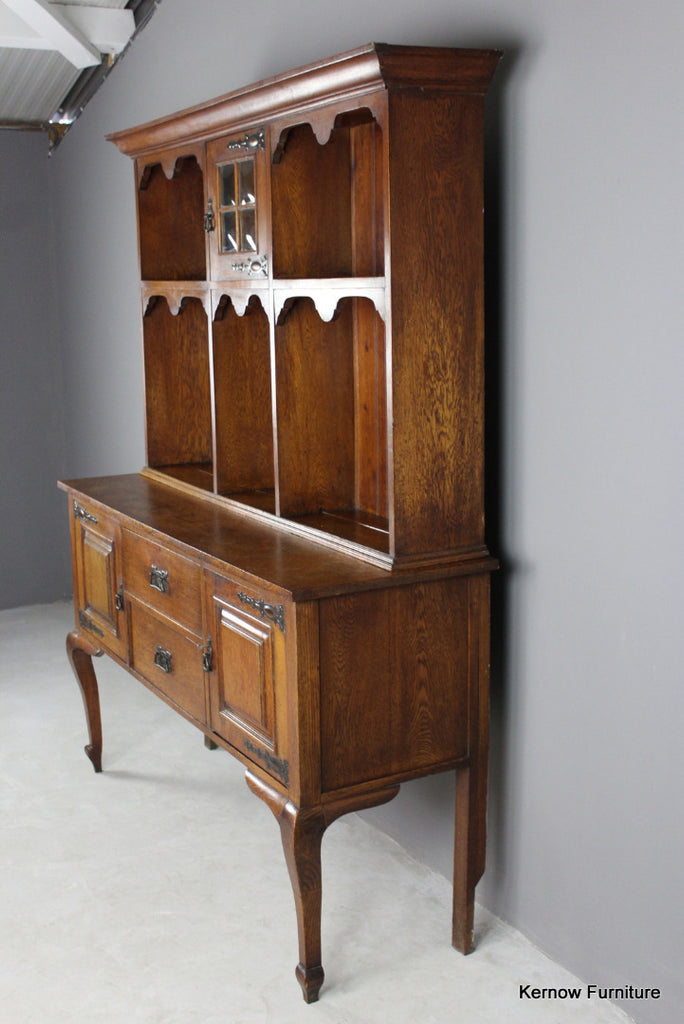 Arts & Crafts Oak Dresser - Kernow Furniture