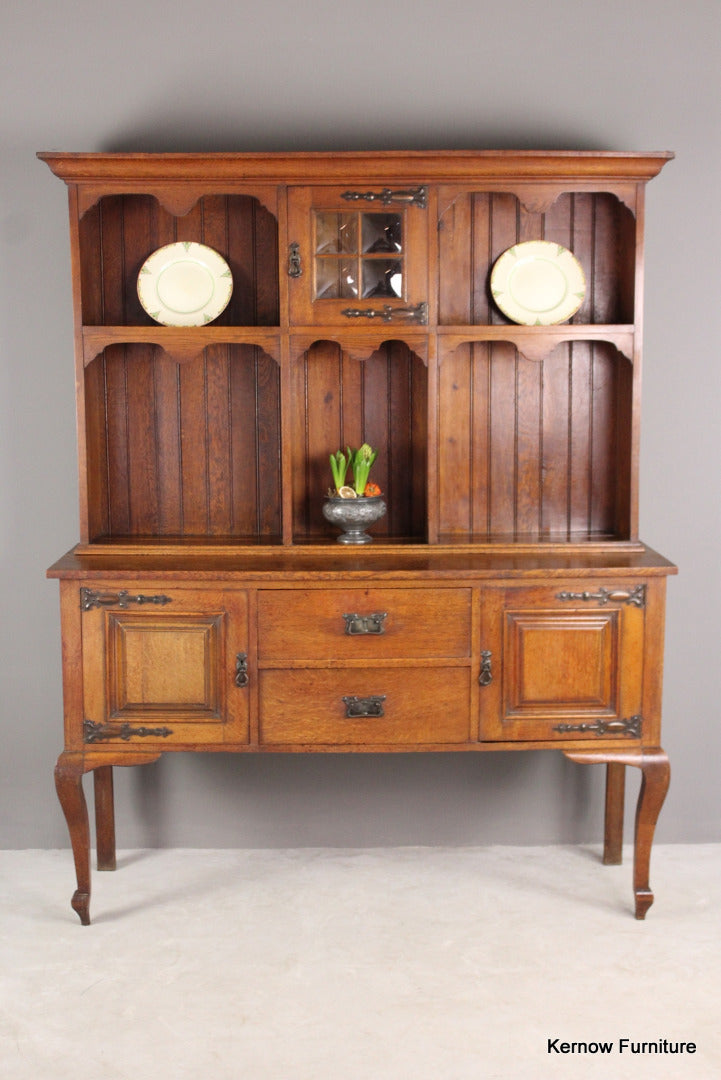 Arts & Crafts Oak Dresser - Kernow Furniture