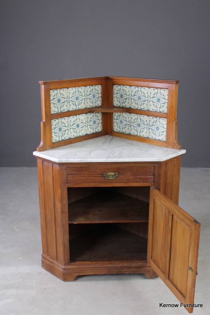 Edwardian Corner Washstand - Kernow Furniture