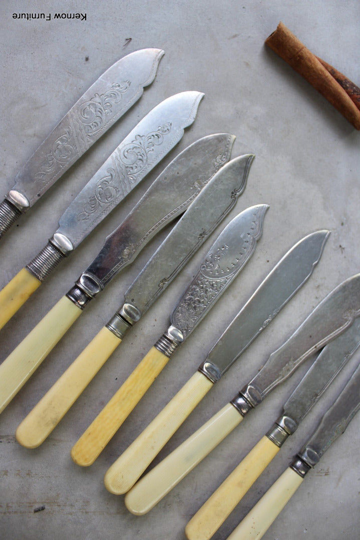 Vintage Fish Knives & Forks - Kernow Furniture