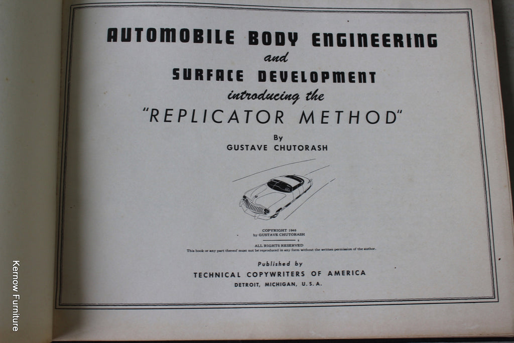 Automobile Body Engineering & Surface Development - Kernow Furniture