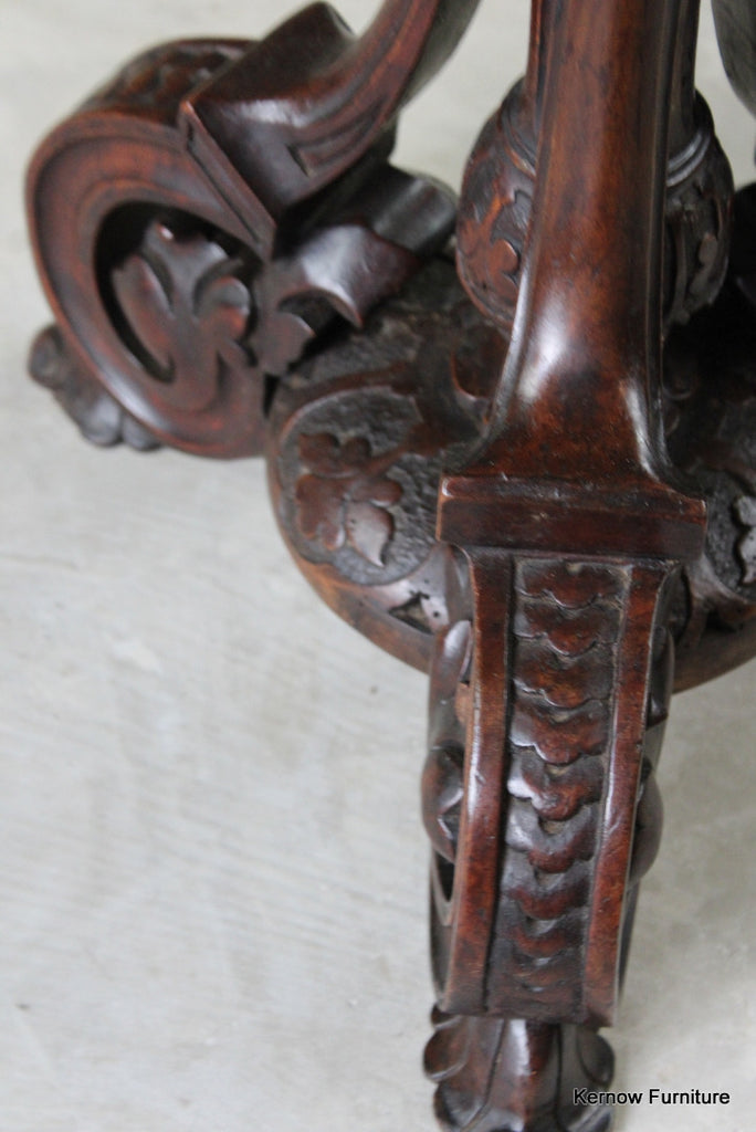 Antique Victorian Music Stool - Kernow Furniture