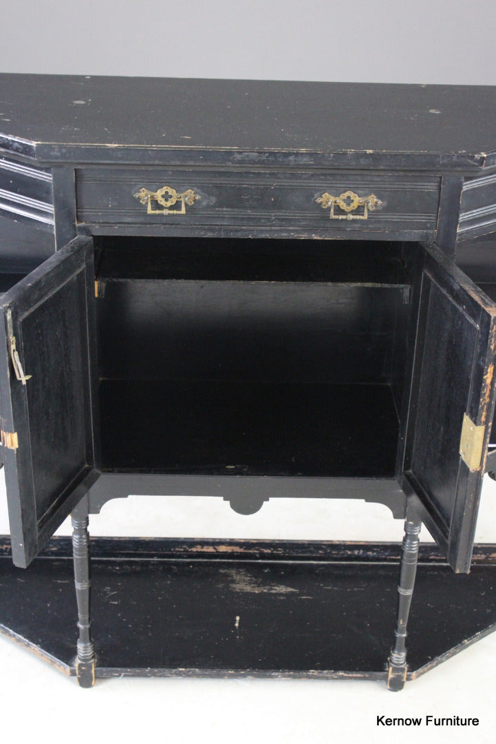 Victorian Ebonised Sideboard - Kernow Furniture