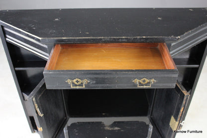 Victorian Ebonised Sideboard - Kernow Furniture