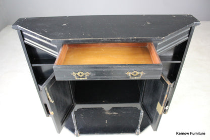 Victorian Ebonised Sideboard - Kernow Furniture