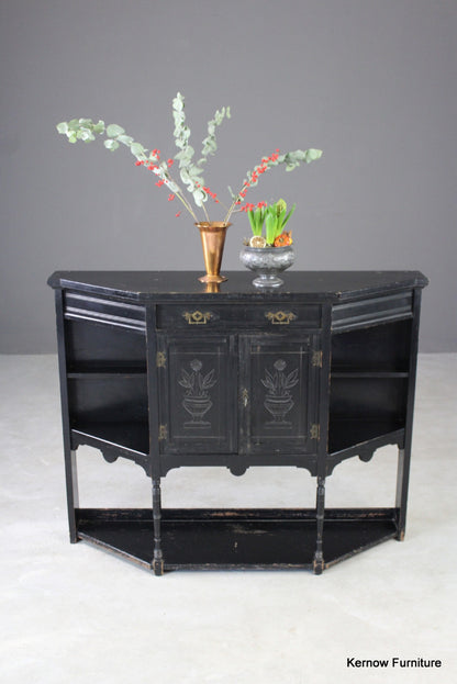 Victorian Ebonised Sideboard - Kernow Furniture