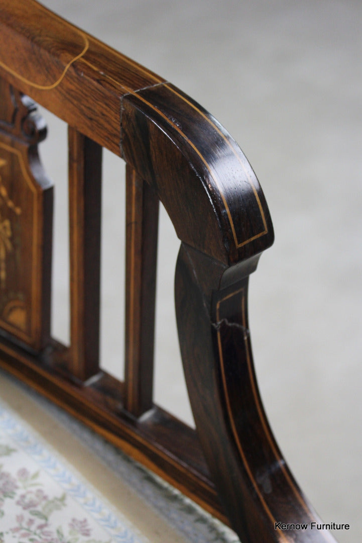 Victorian Rosewood Tub Chair - Kernow Furniture