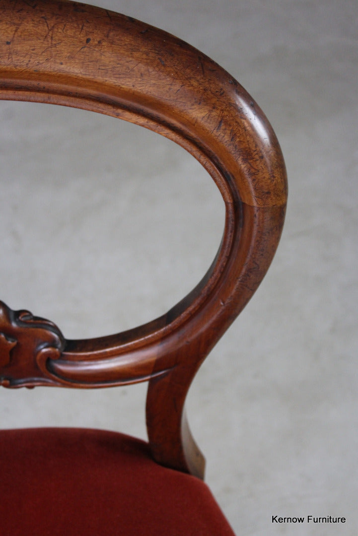 Pair Antique Dining Chairs - Kernow Furniture