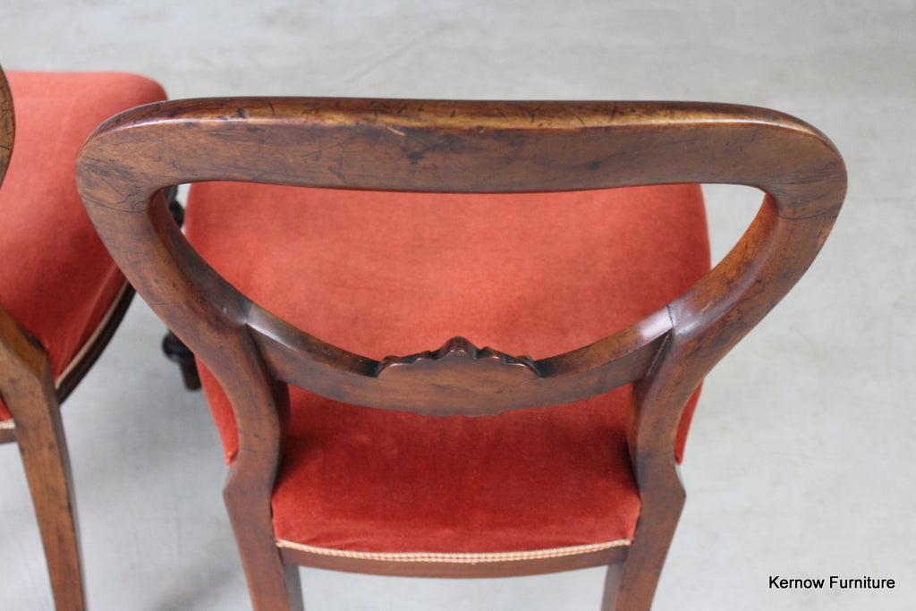 Pair Antique Dining Chairs - Kernow Furniture