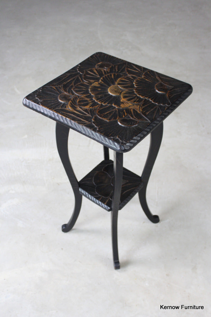 Early 20th Century 2 Tier Side Table - Kernow Furniture