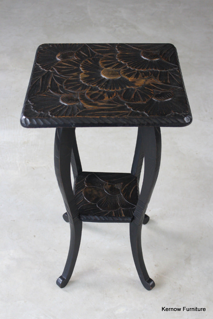 Early 20th Century 2 Tier Side Table - Kernow Furniture