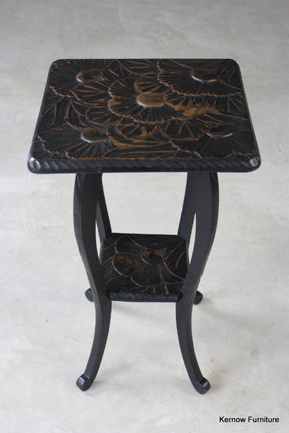 Early 20th Century 2 Tier Side Table - Kernow Furniture